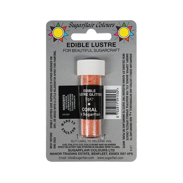 Sugarflair Edible Lustre Colour - Coral