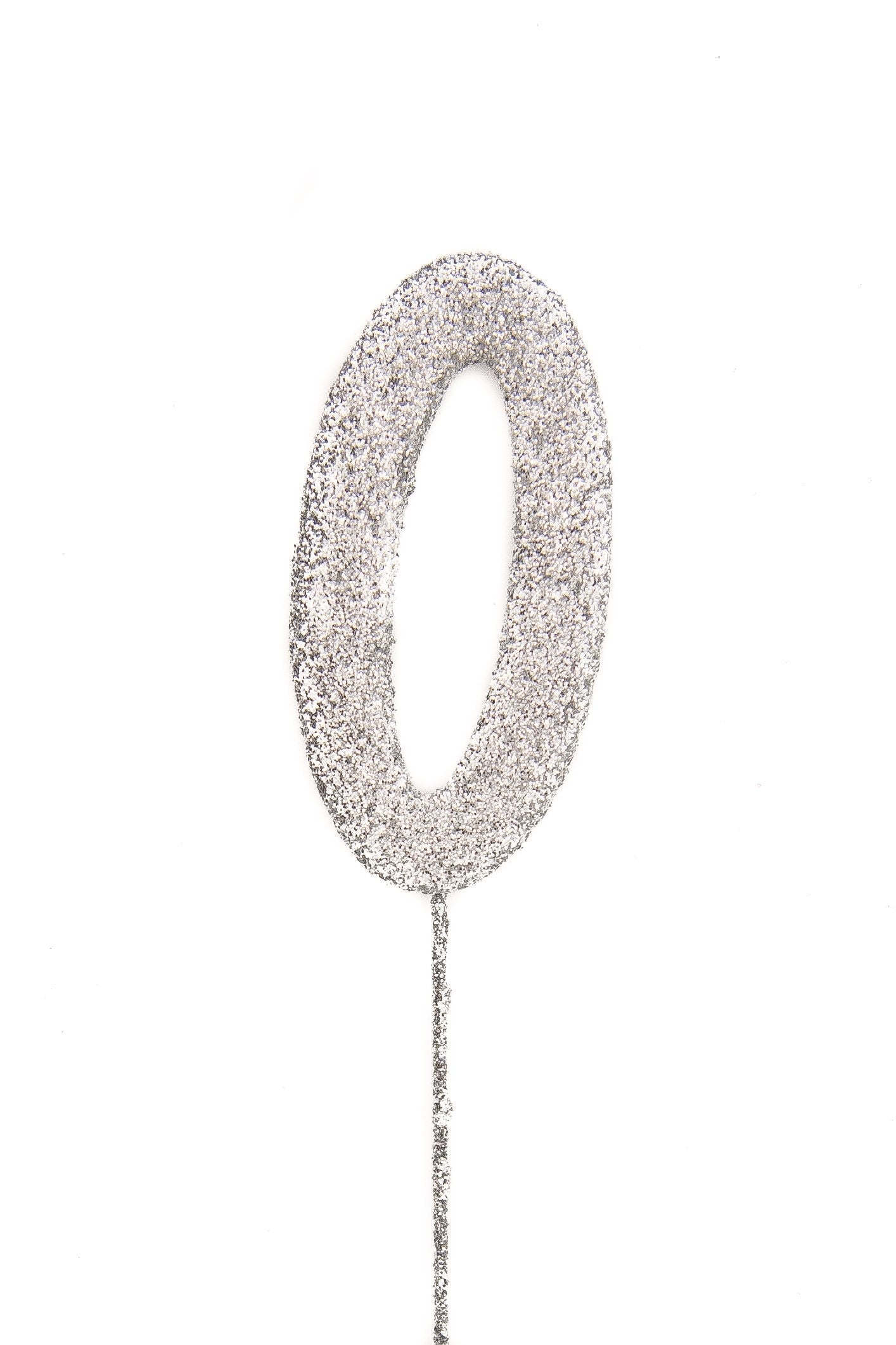 Silver Glitter Picks: Number 0