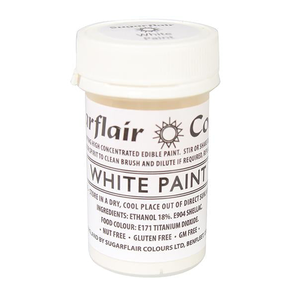Sugarflair Edible Paint - White 20g