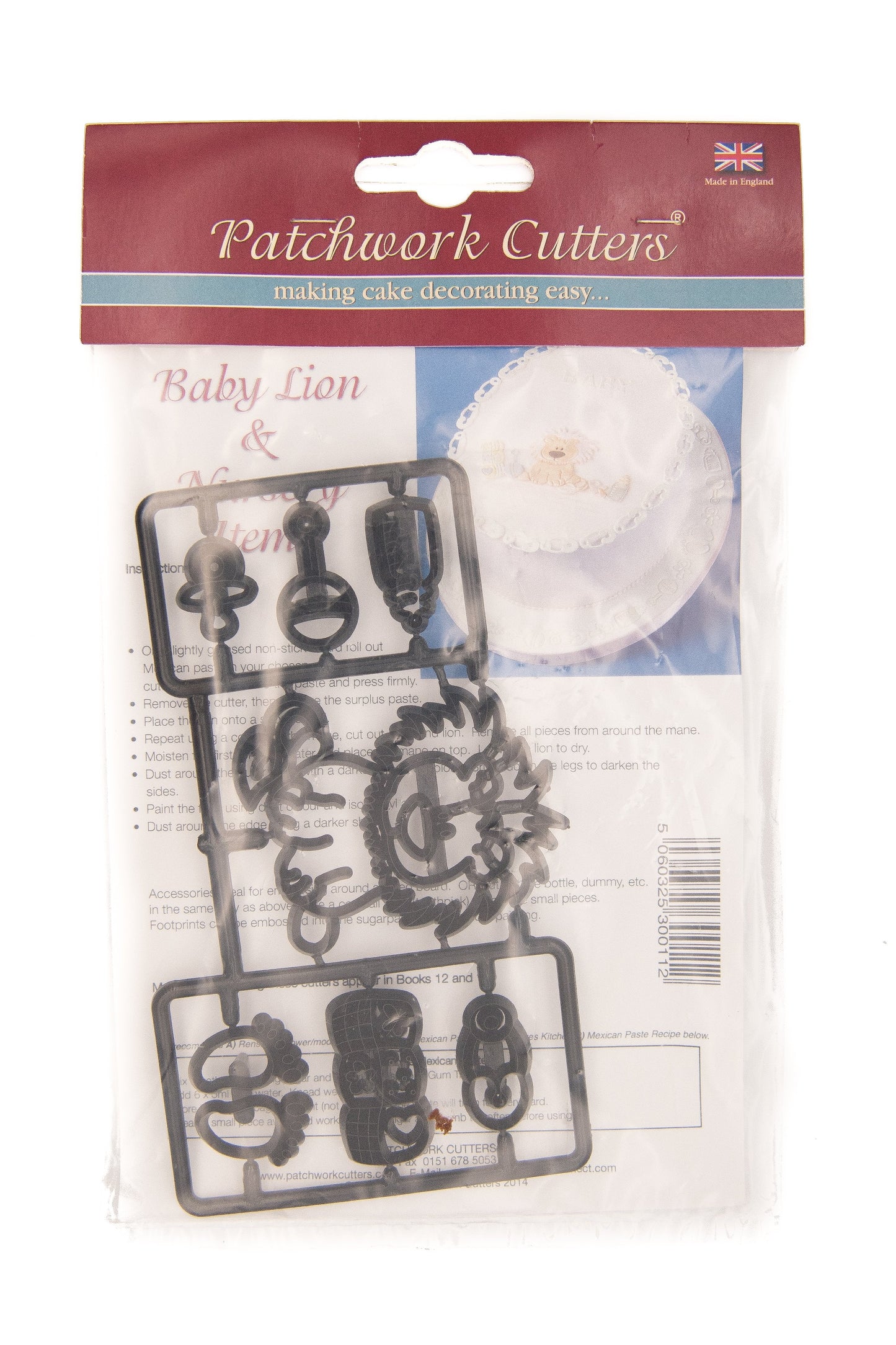 Patchwork Cutters - Baby Lion & Nursery Items
