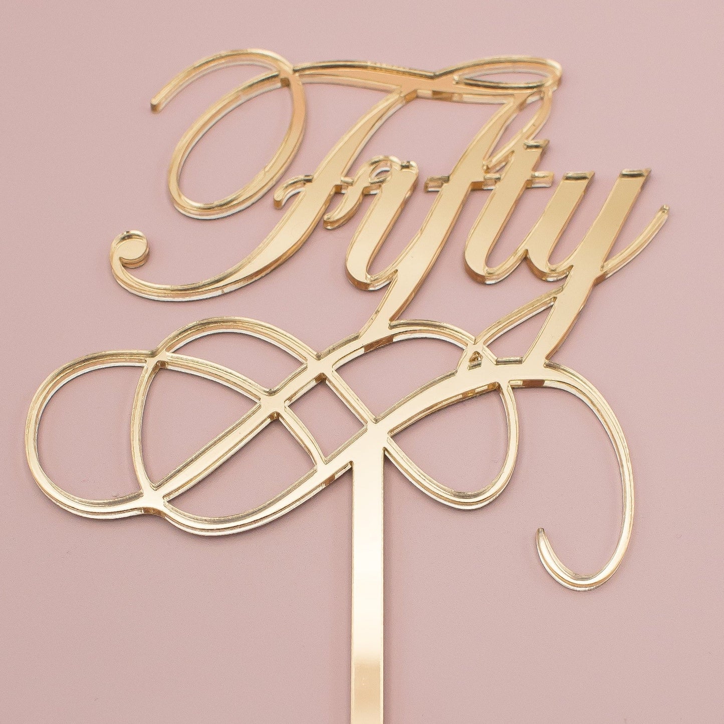 Elegant Age Acrylic Cake Topper