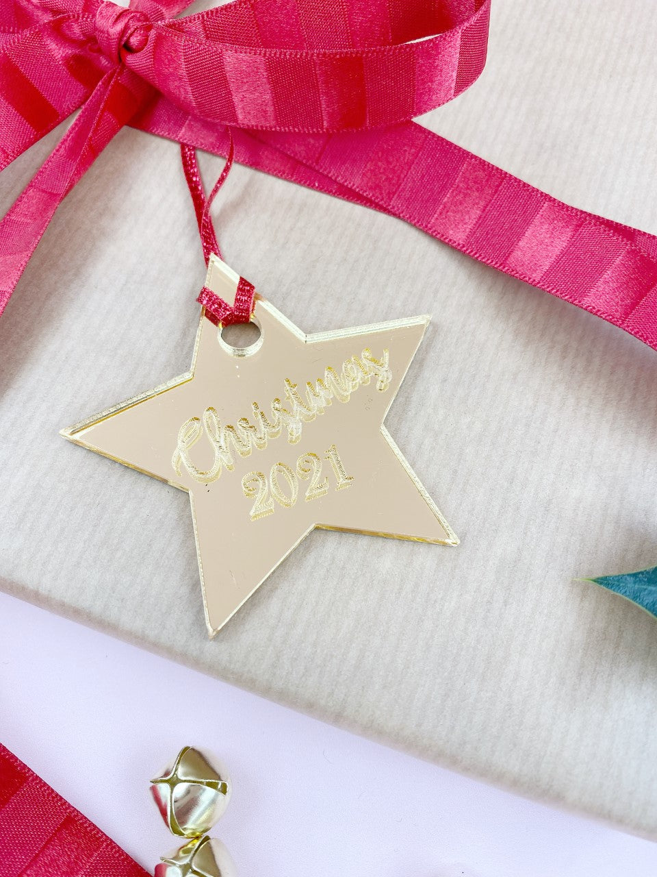 'Christmas 2024' Star Gift Tag