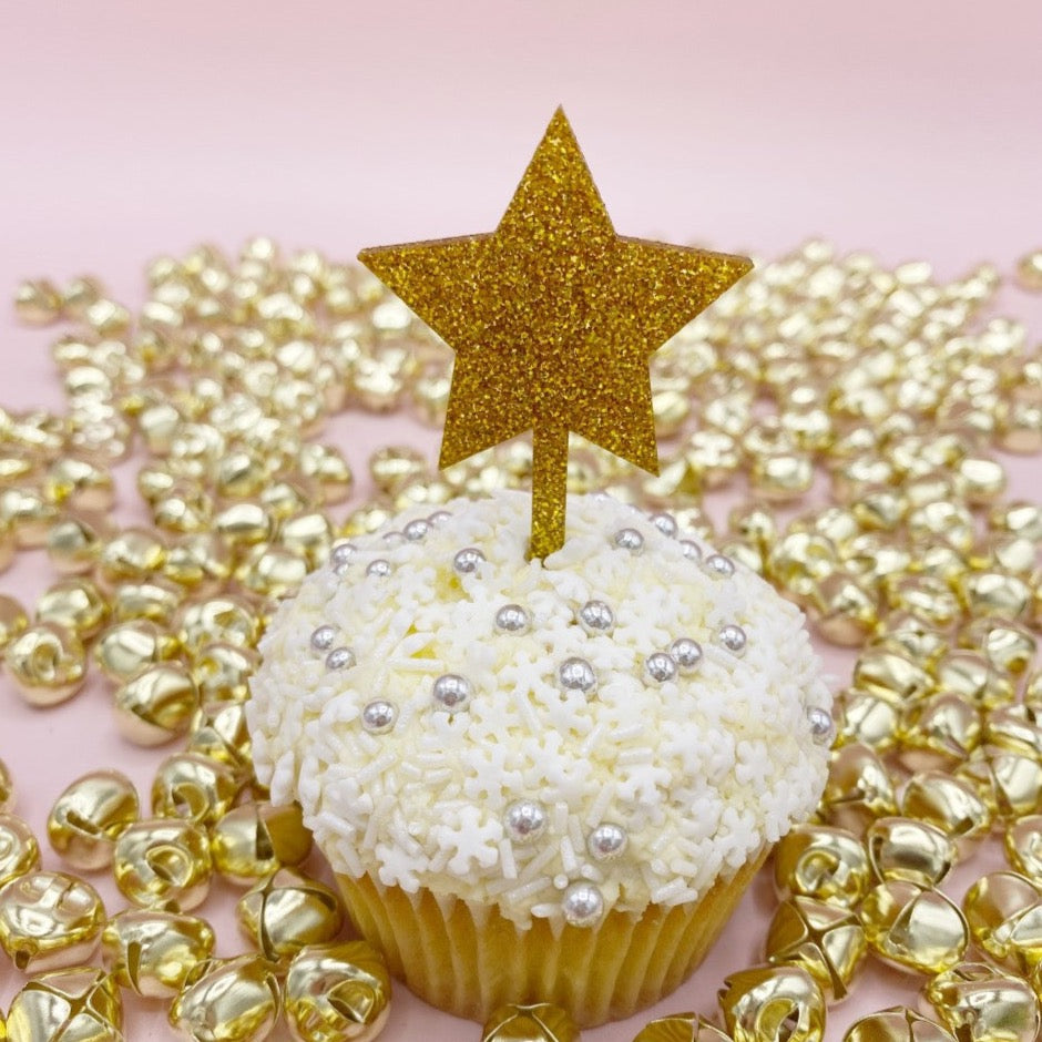 Star Cupcake Toppers - 6 Pack