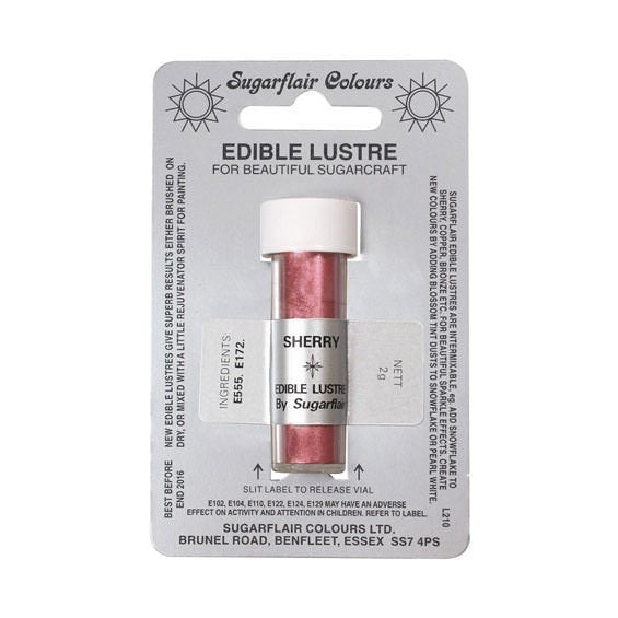 Sugarflair Edible Lustre Colour - Sherry