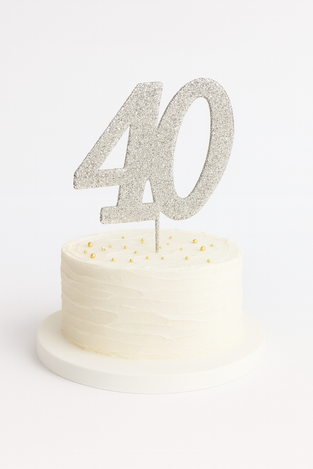 Silver Glitter Picks: Number 40