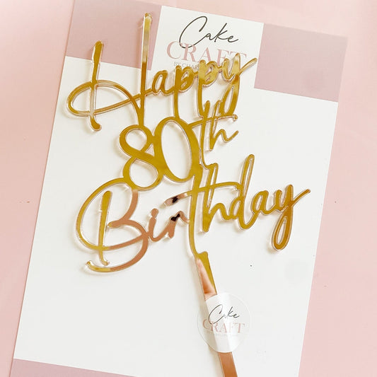 Personalised Age Birthday Topper