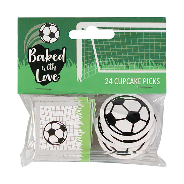 Baked With Love Football Decorative Cupcake Pics