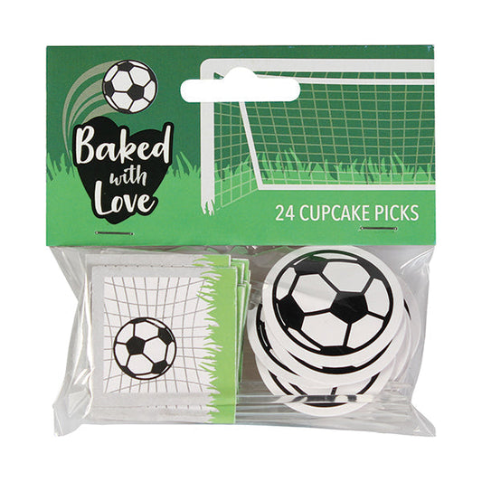 Baked With Love Football Decorative Cupcake Pics
