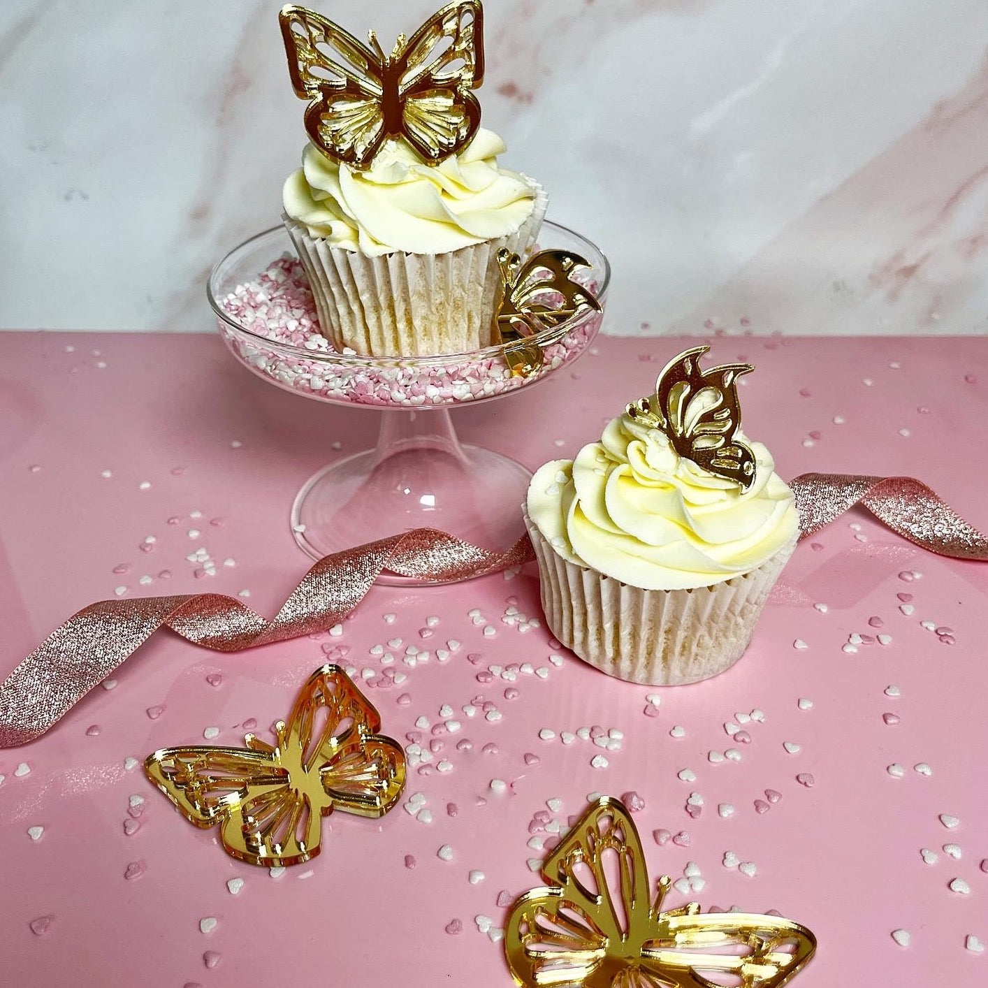 Butterfly charm set