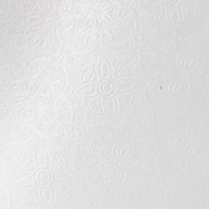 10” White Fern Round Cards
