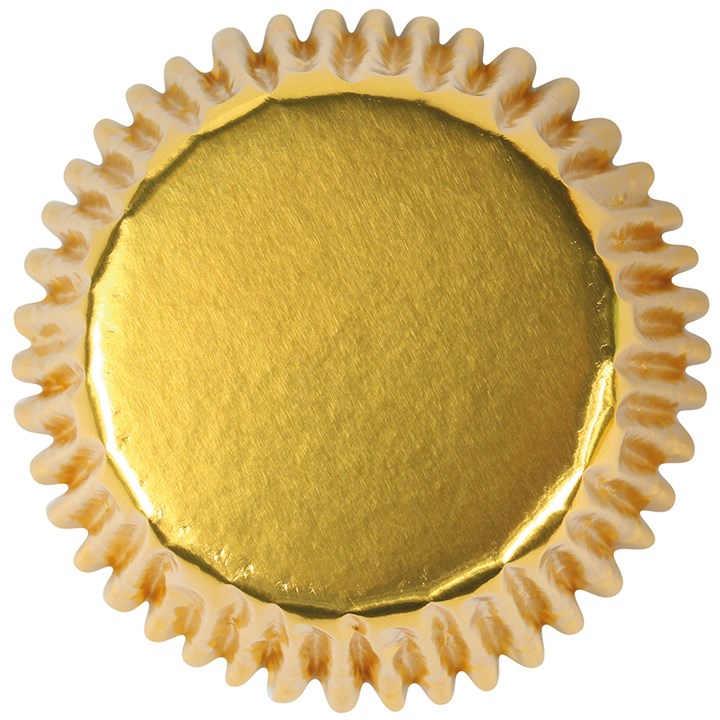 Gold Foil Cupcake Cases - Pack of 30