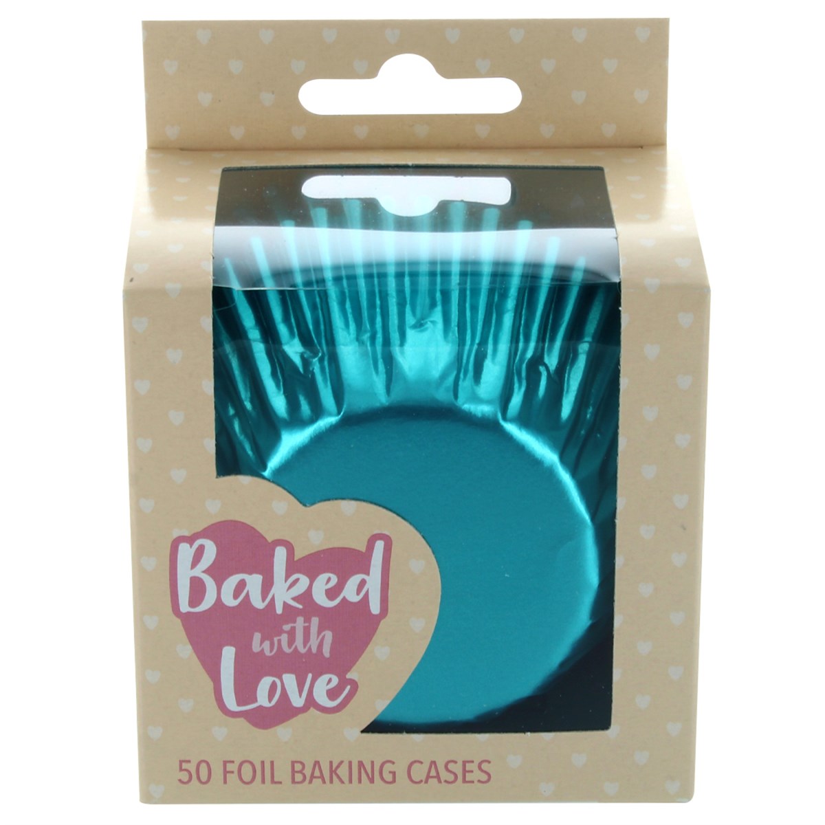 Baked with Love - Aqua - 50 per pack