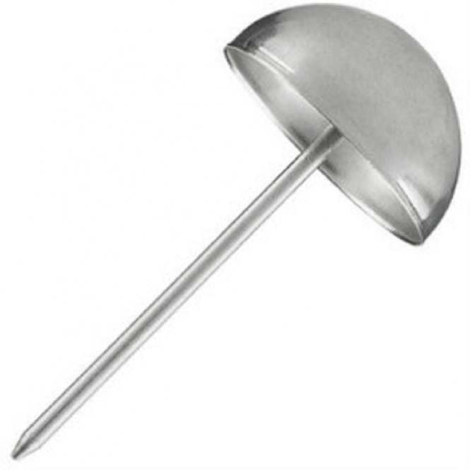 Ateco #3 metal flower nail - pure dome