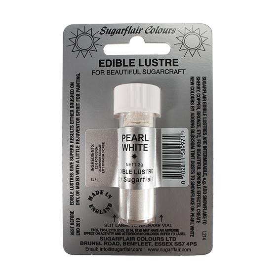 Sugarflair Edible Lustre - Pearl White