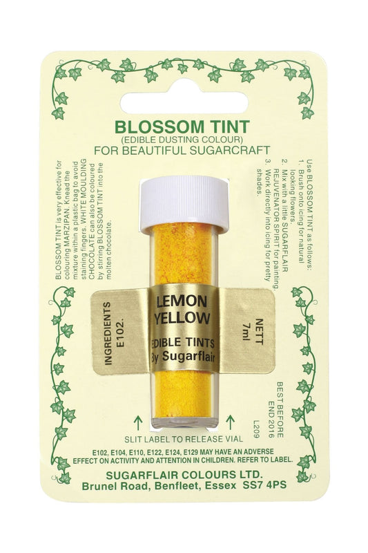 Sugarflair Blossom Tint Dusting Colours - Lemon Yellow