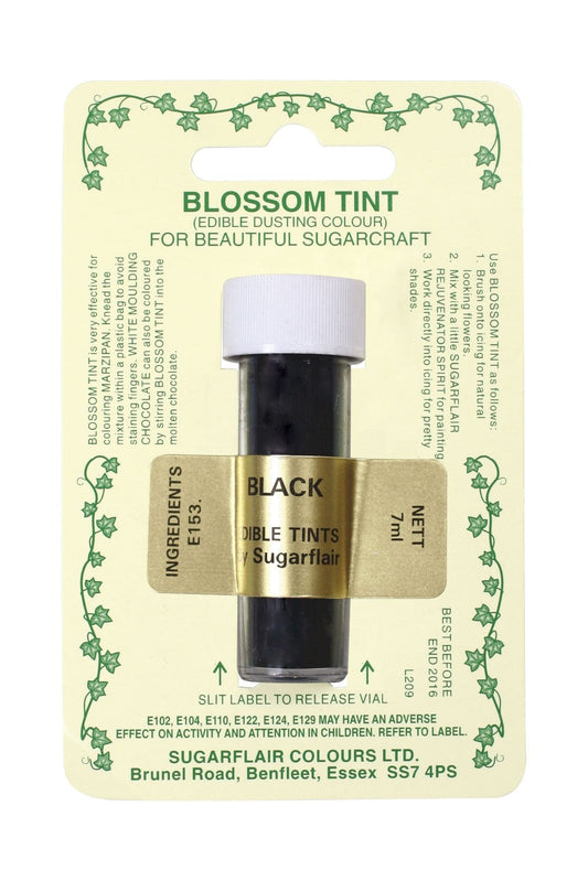 Sugarflair Blossom Tint Dusting Colours - Black
