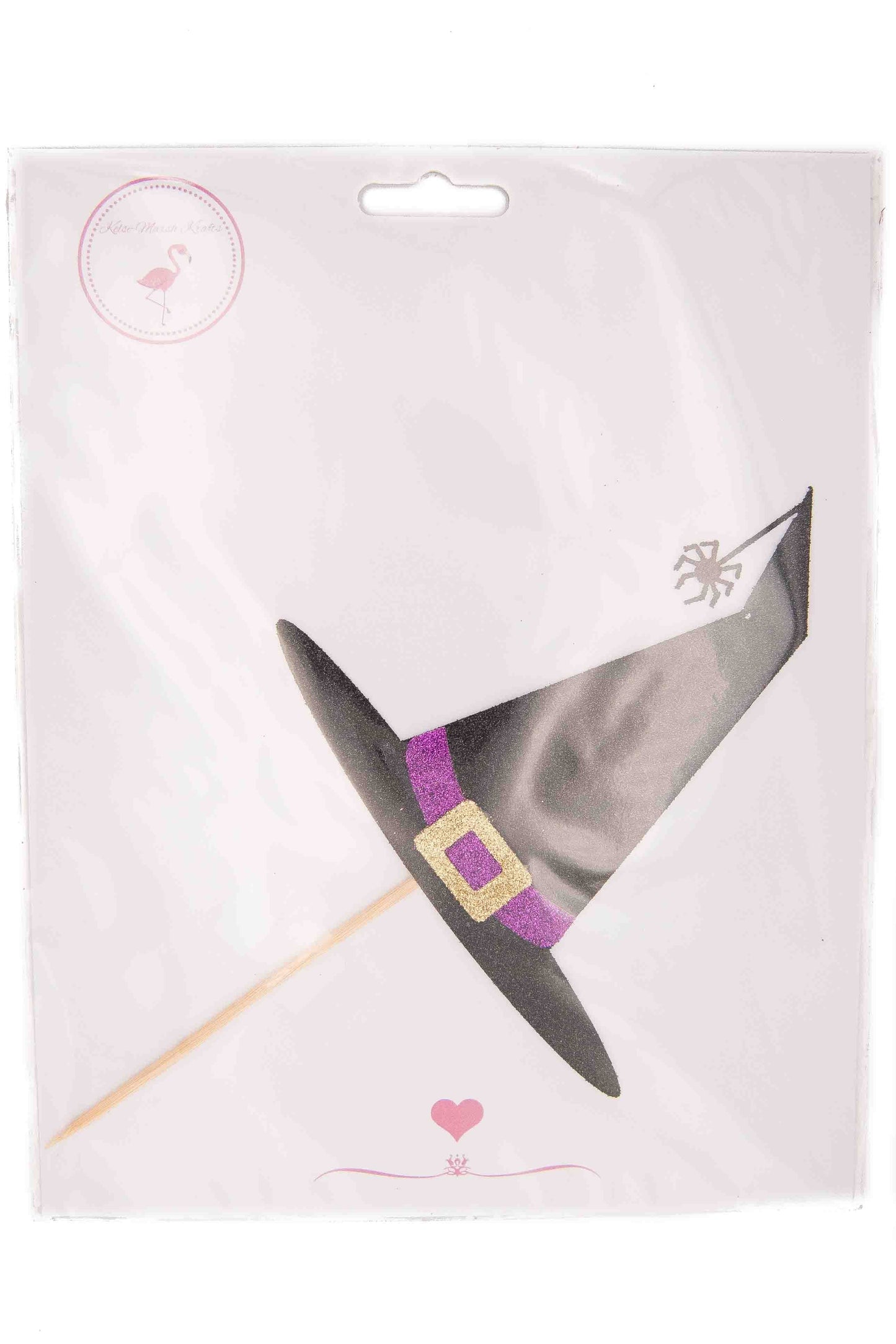 Glitter Card Topper - Witches Hat