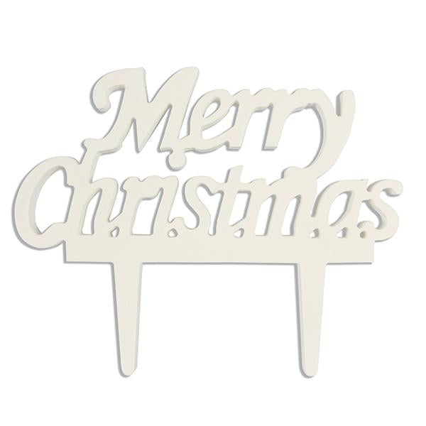 Merry Christmas' Gumpaste Cake Topper