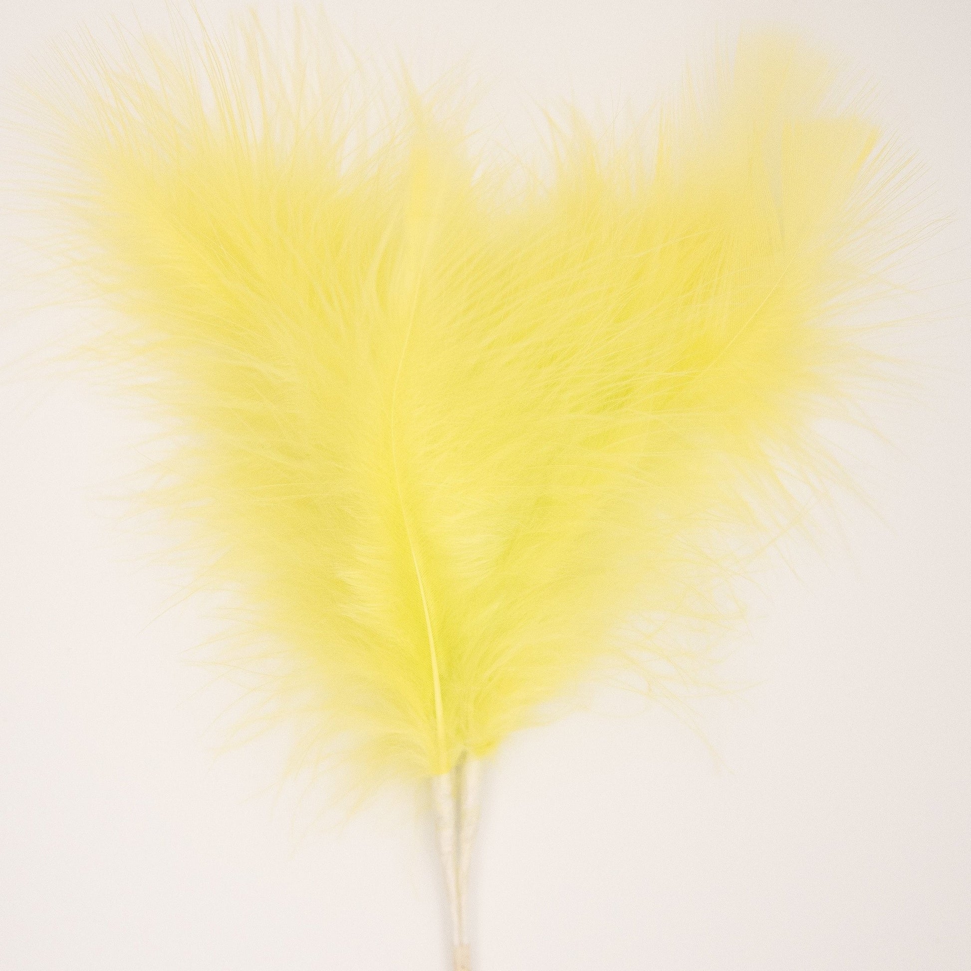 Yellow Feather Topper