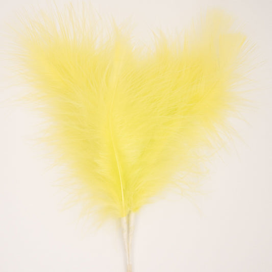 Yellow Feather Topper