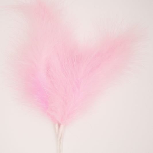 Pink Feather Topper
