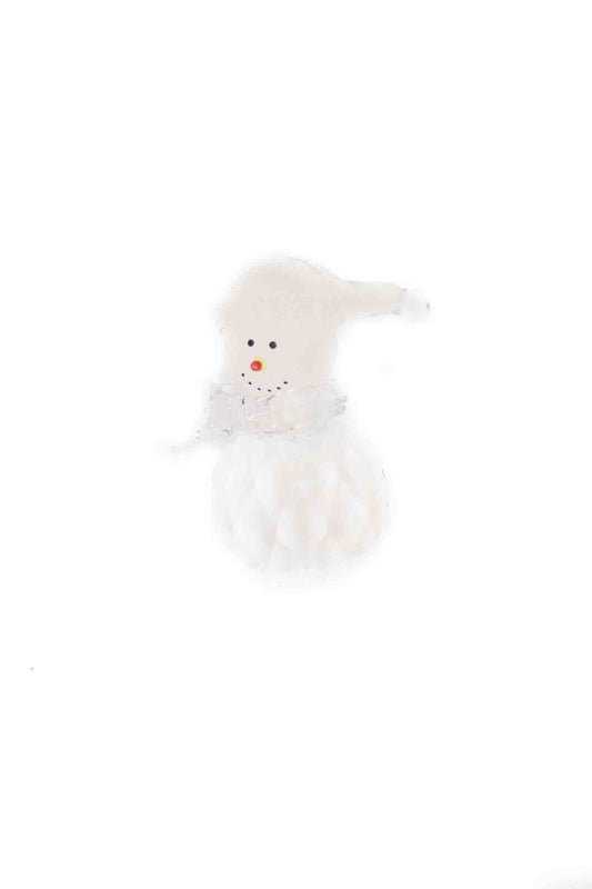 Glass Effect Frosty the Snowman Figurine
