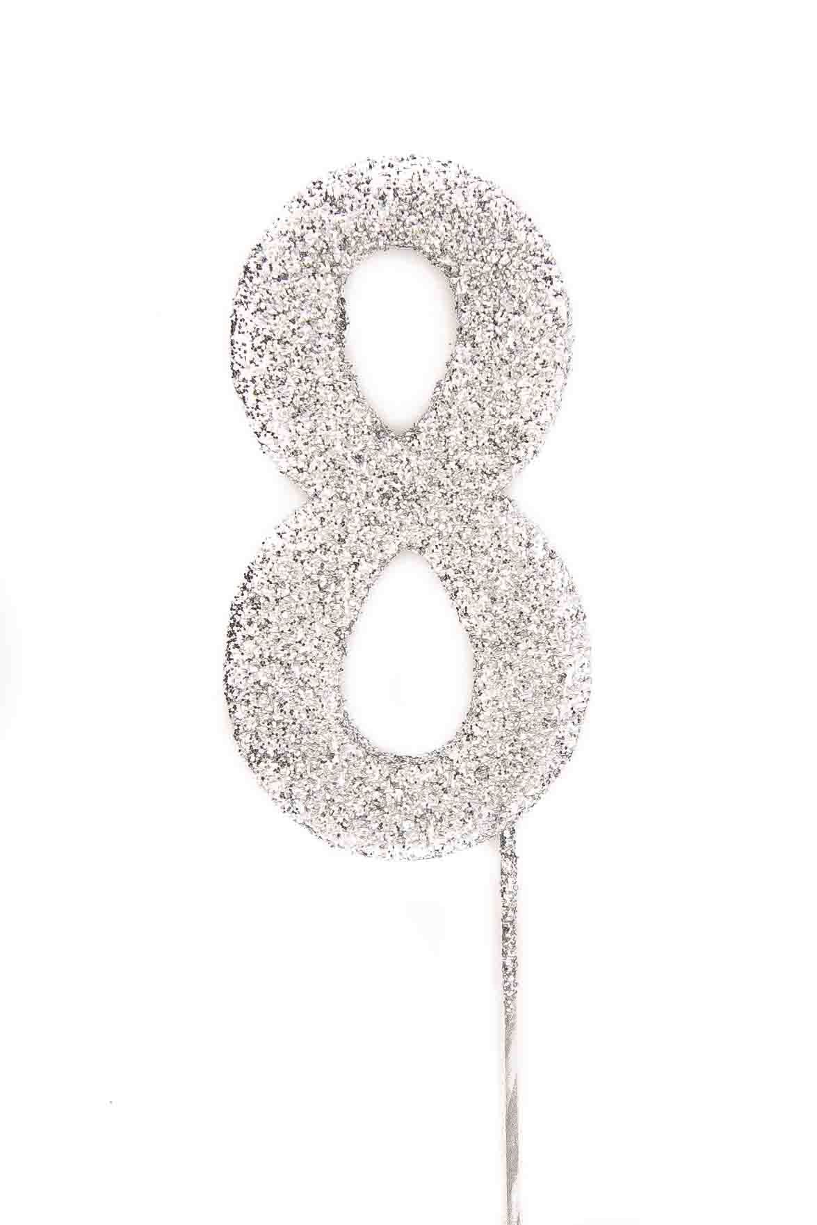 Silver Glitter Picks: Number 8