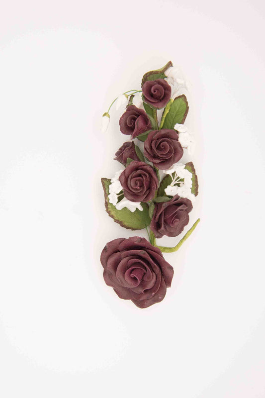Burgundy Rose Spray