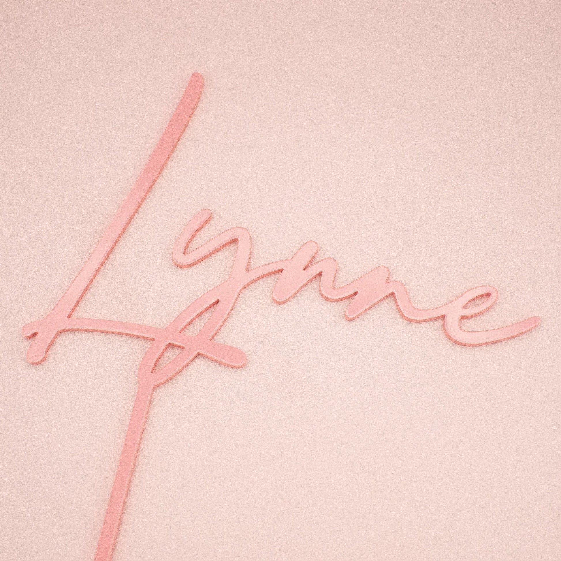 Single Layered - Personalised Name Topper