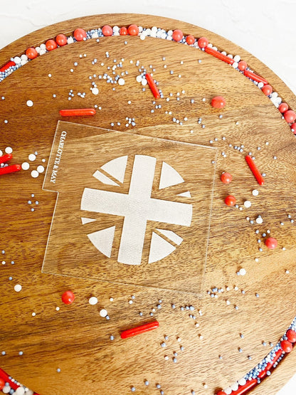 Coronation Round Union Jack Embosser