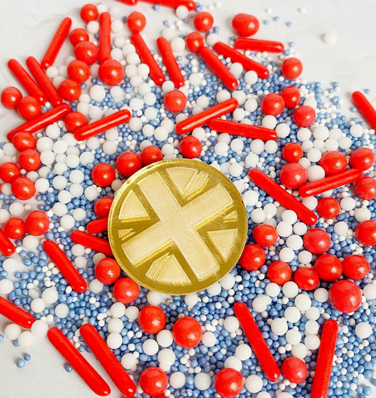 Coronation Union Jack Cupcake Disc