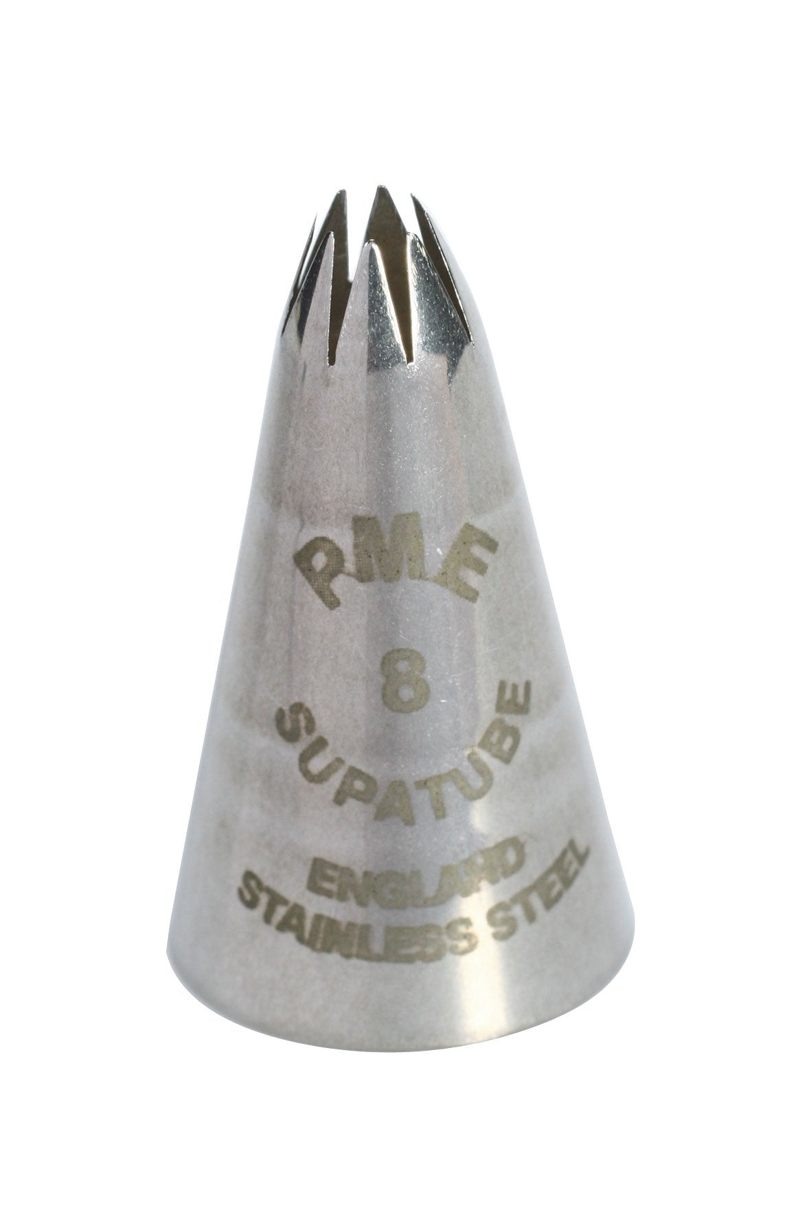 PME Supatubes Seamless Stainless Steel Icing Tube - ST8