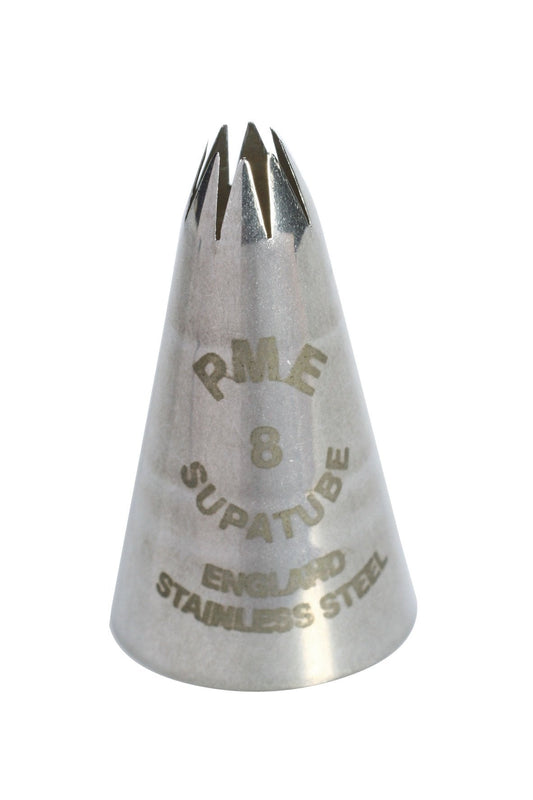 PME Supatubes Seamless Stainless Steel Icing Tube - ST8