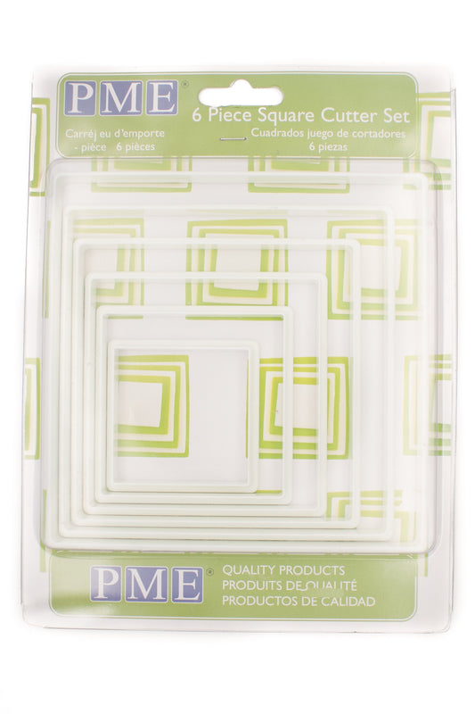 PME 6 Piece Square Cutter Set