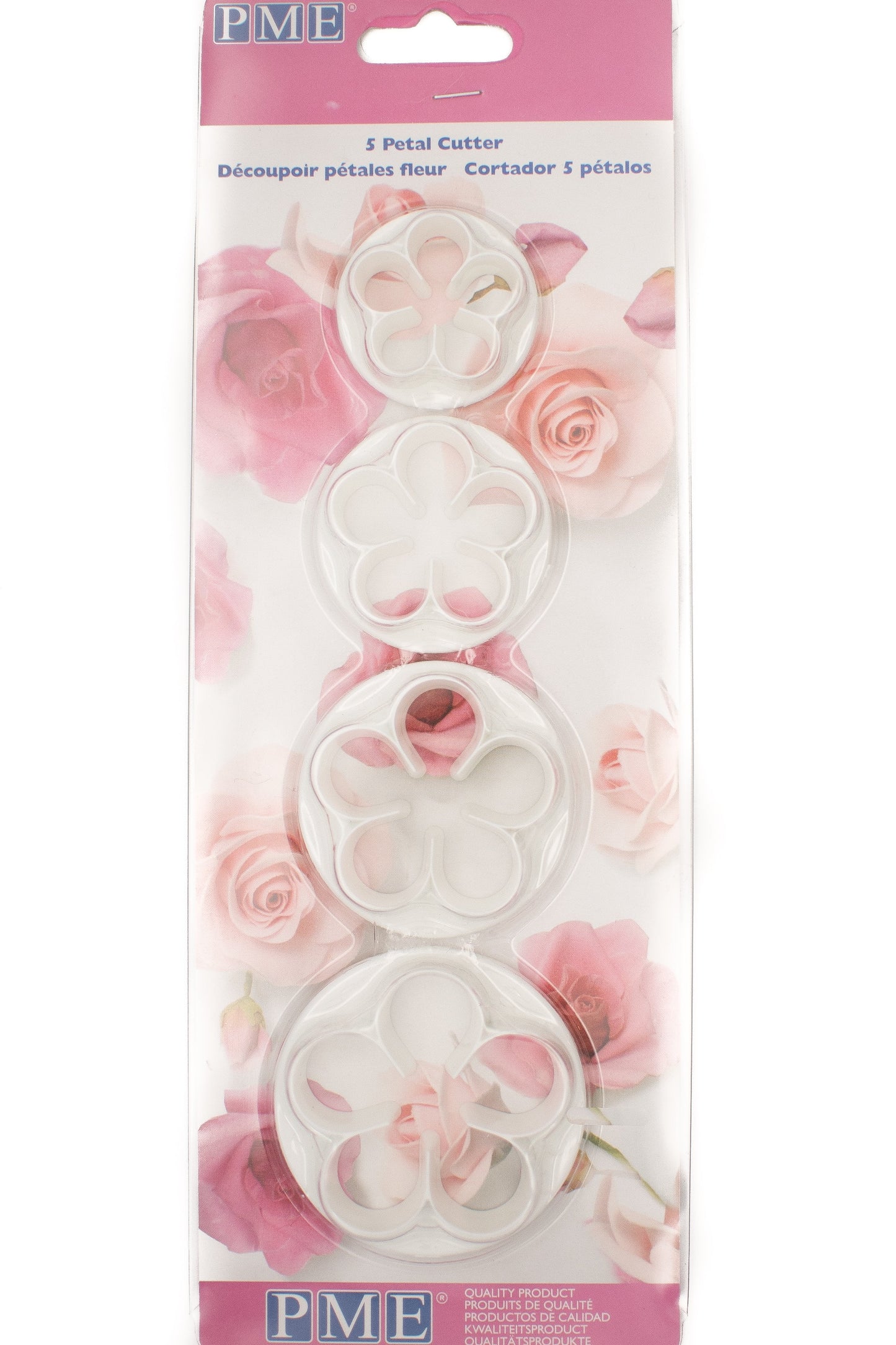 PME 5 Petal Cutter - 4 Cutter set