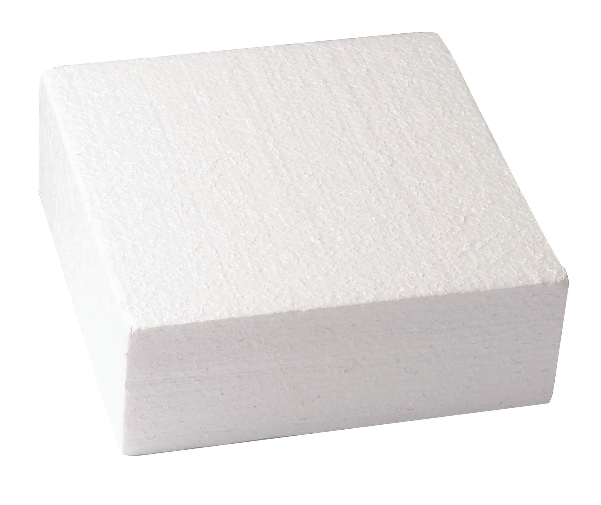 Cake Dummy - Bevelled - Square - 6'' X 3'' High