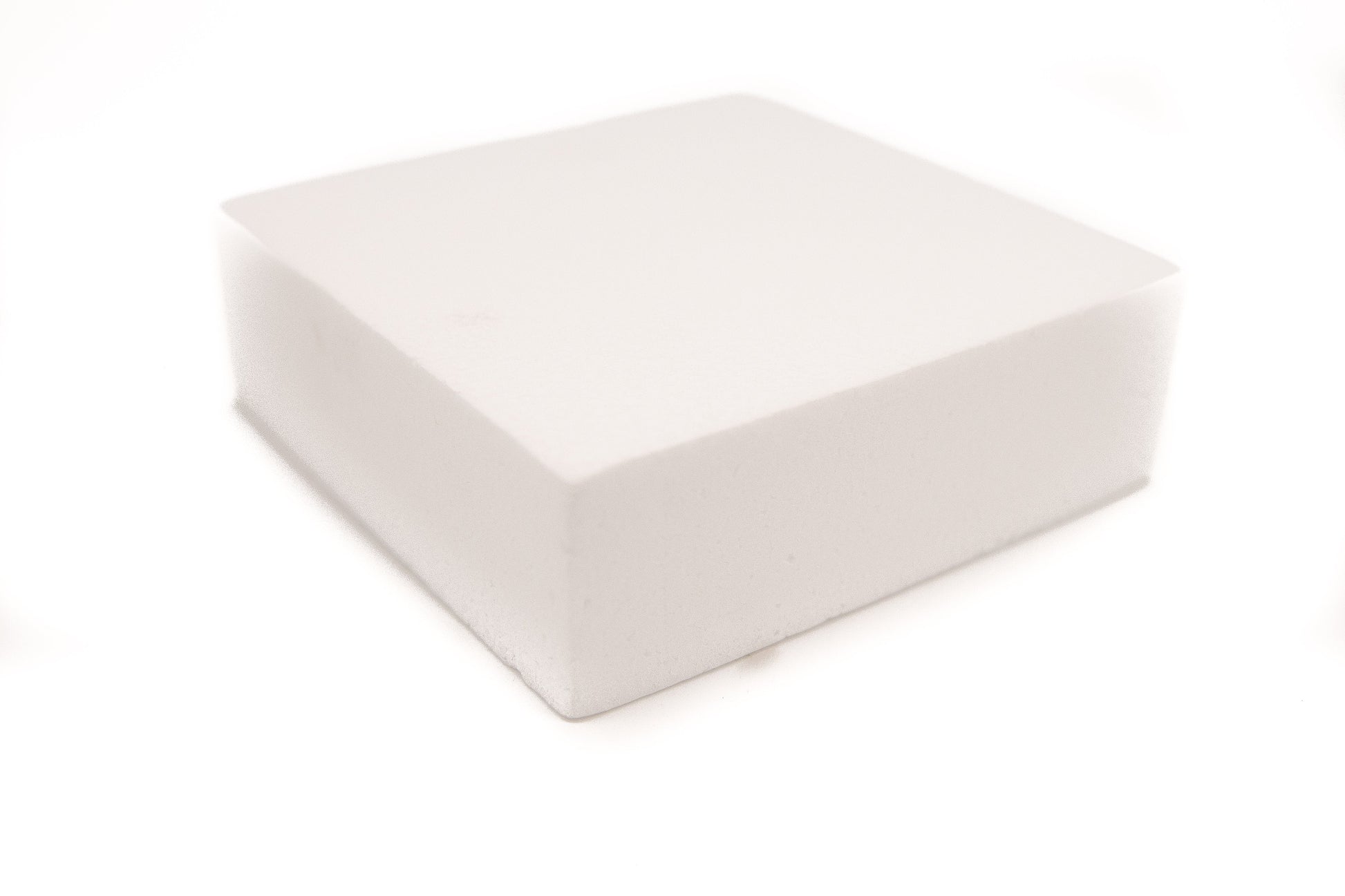Square Straight Edged Polystyrene Cake Dummy - 4" x 3"