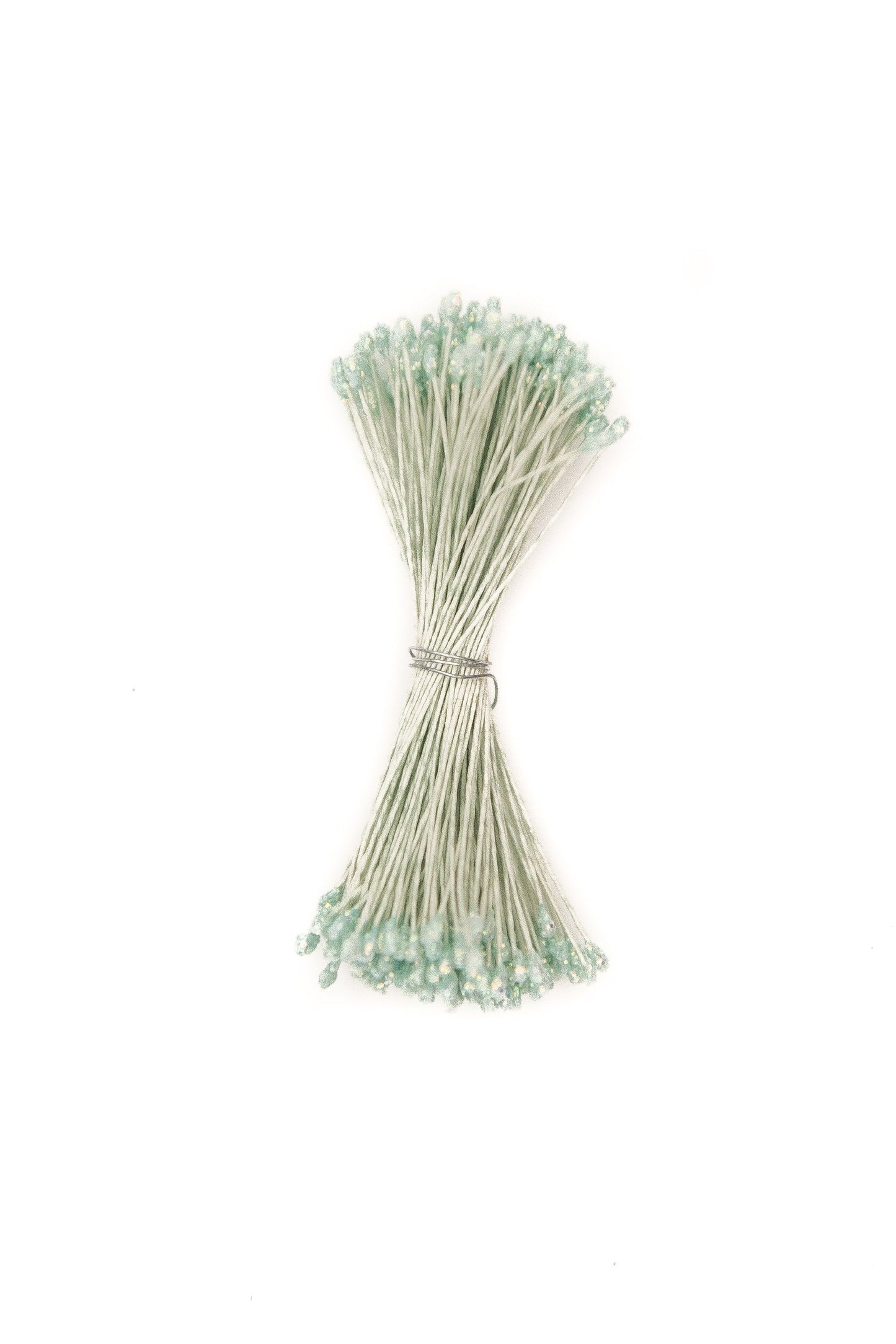 Green Small Stamens with a Green Shimmer Head