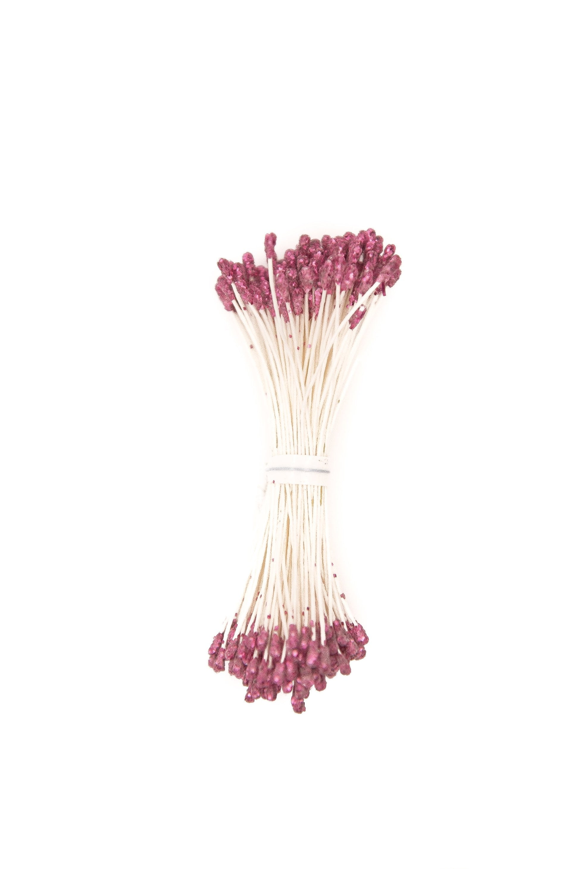 Small Glittery Pink Headed Stamens