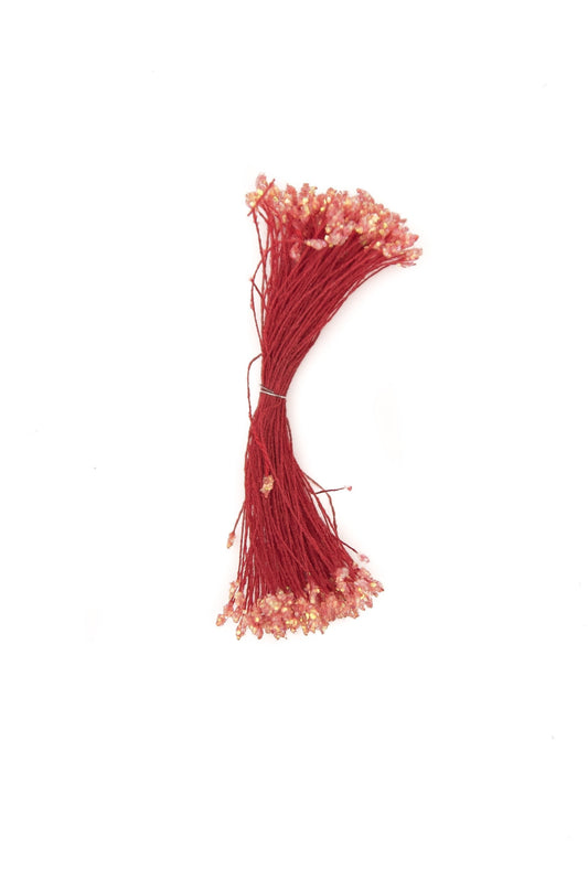 Small Glittery Red Stamens