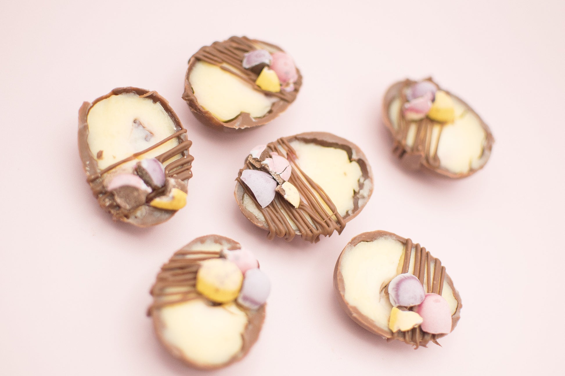 6 Mini Chocolate Egg Moulds - Smooth