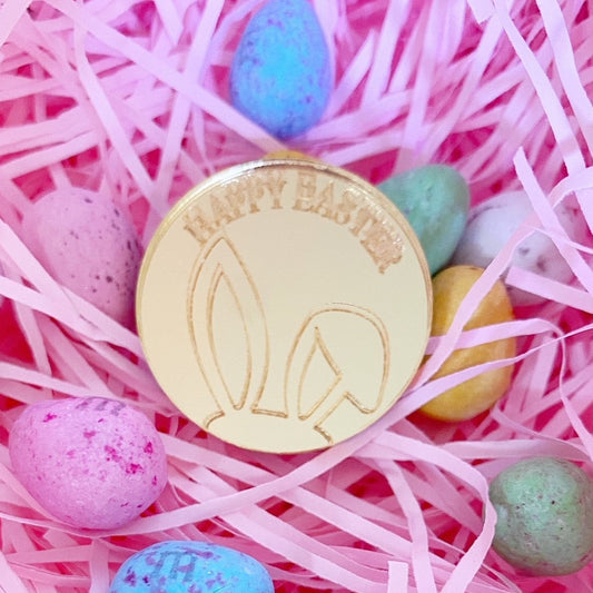 Happy Easter Bunny Ears Disc