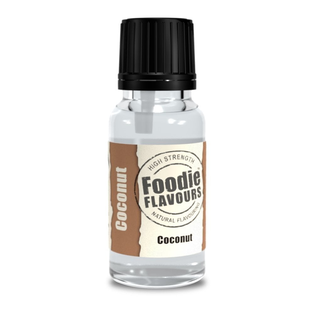 FOODIE FLAVOURS Coconut - Natural Food Flavouring 15ml