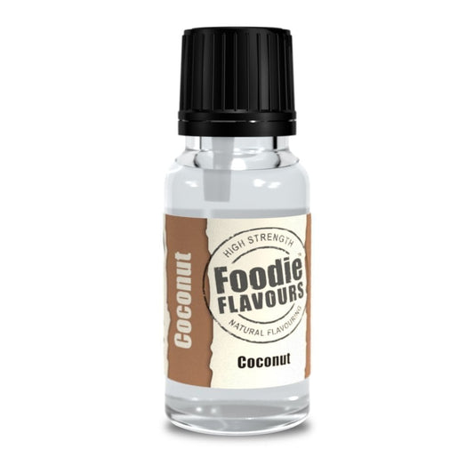 FOODIE FLAVOURS Coconut - Natural Food Flavouring 15ml