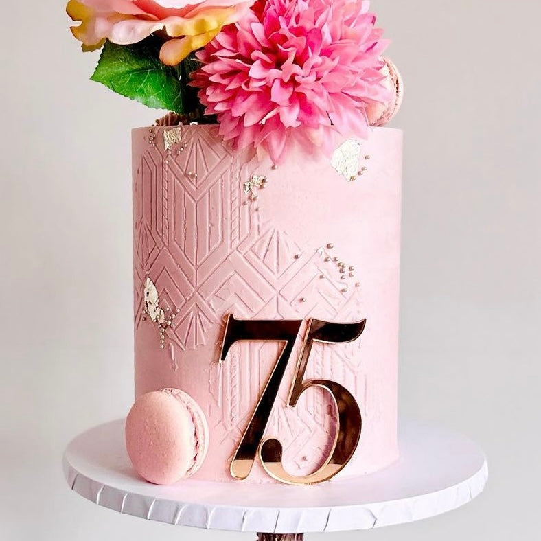 Number Cake Charm