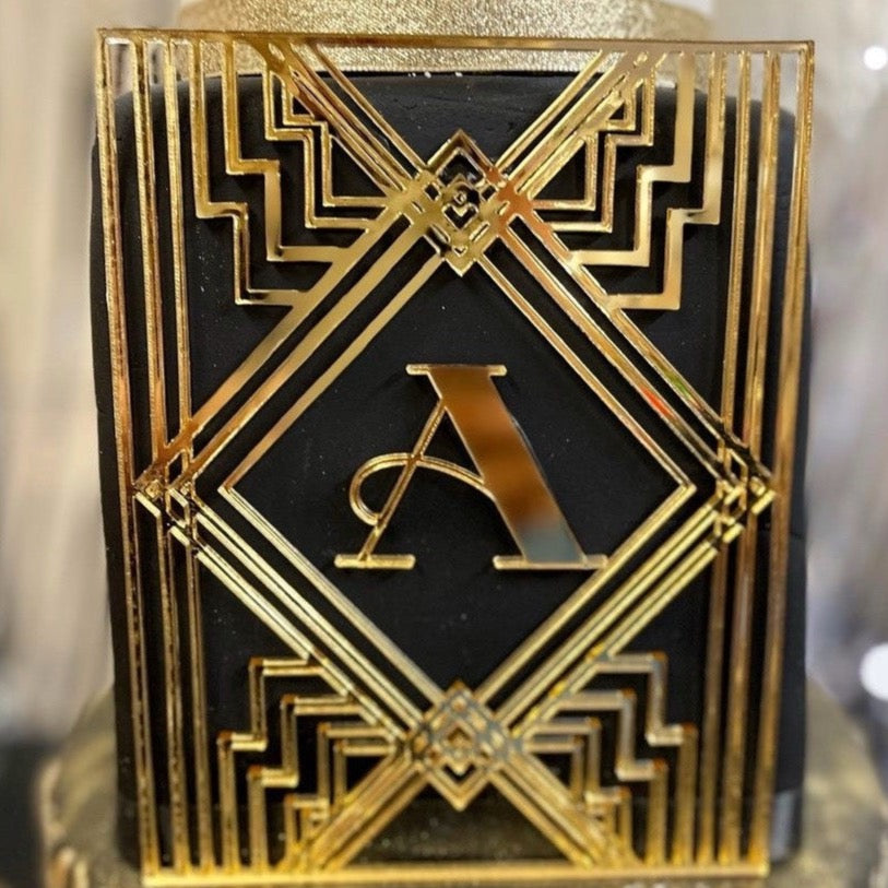 Great Gatsby Cake Plaque