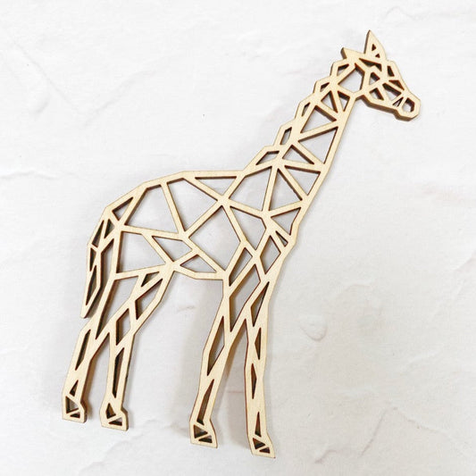 Wooden Giraffe Charm