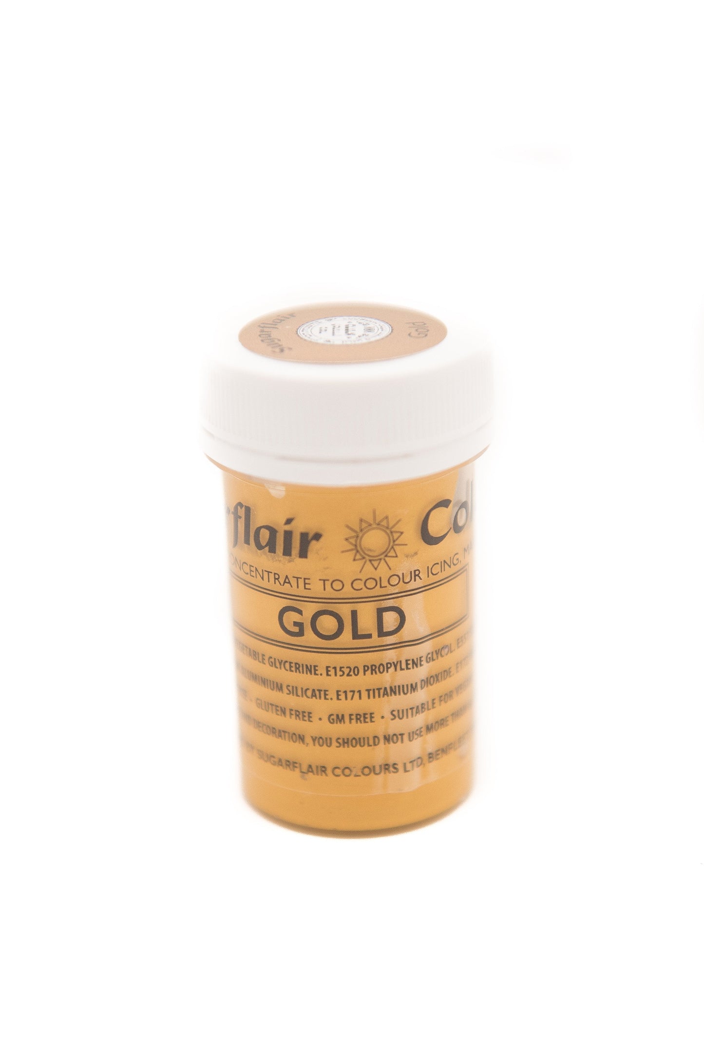 Sugarflair Gold Satin Paste