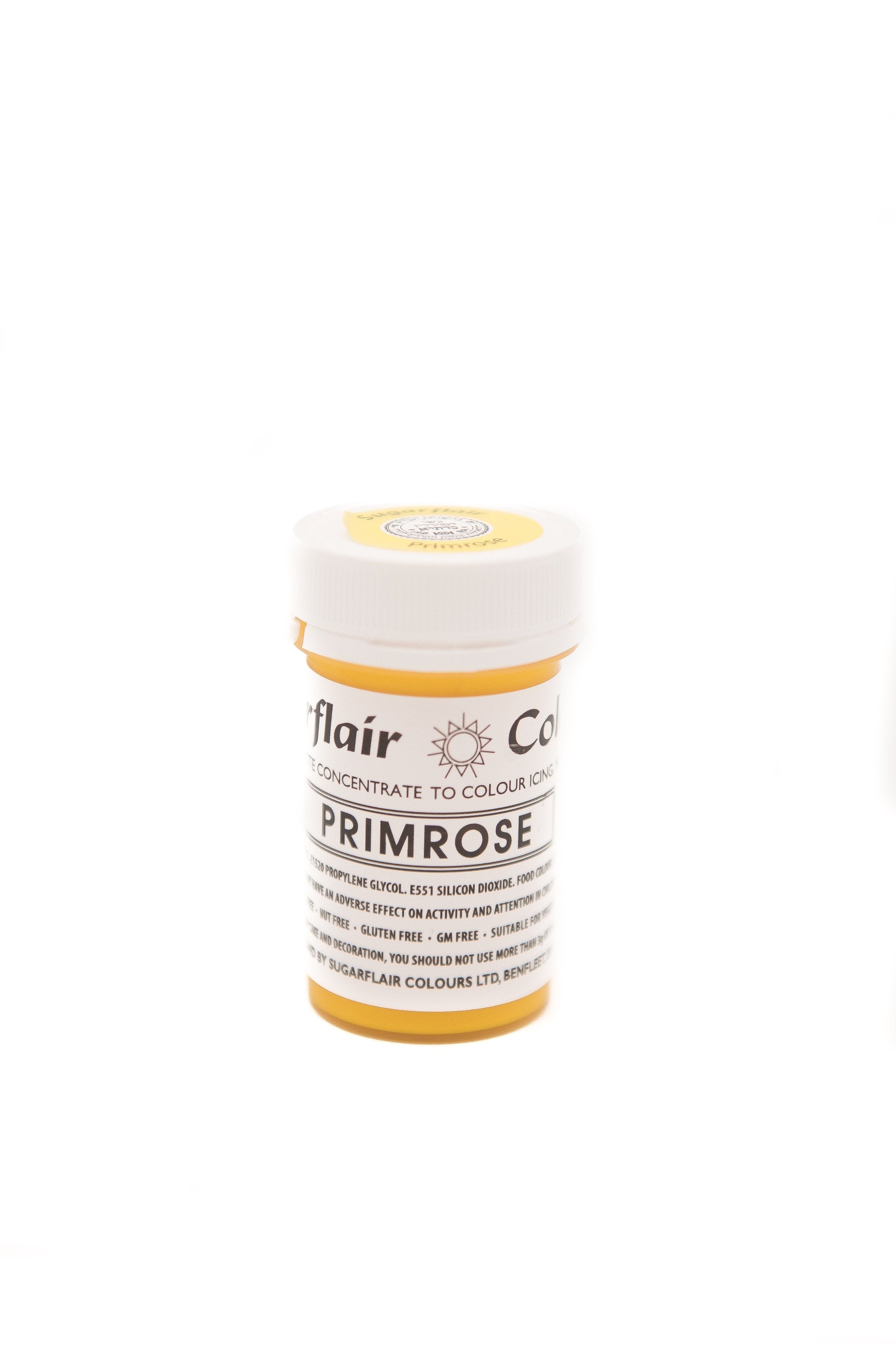 Sugarflair Primrose Yellow Tartranil Paste