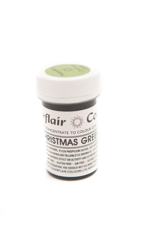 Sugarflair Christmas Green Tartranil Paste